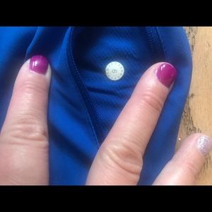 Barely warn blue high waist shorts